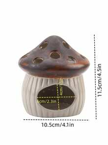 Cirelle Lư hương gốm hình nấm thủ công - Được thiết kế dành cho nhang xô thơm Palo Santo, thích hợp cho thiền định tự nhiên và trang trí nhà cửa. - Nhiều màu - Xem 9