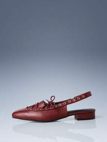 CUCCOO GRLICON Women Flats - Burgundy - View 3