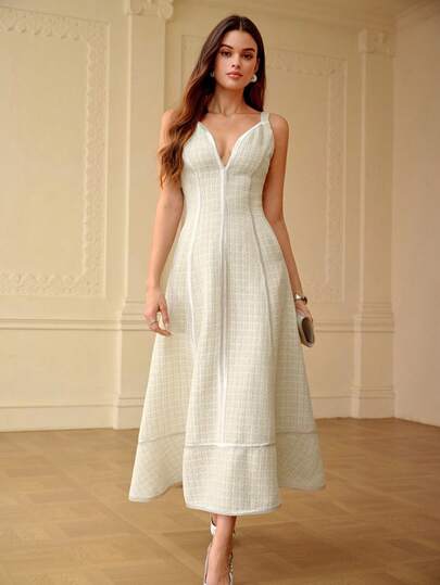 ZEYLAH 优雅吊带收腰连衣裙，春夏款