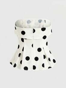 Siren Gaze Áo ống: Trang phục công sở phong cách Bohemian tôn dáng, vẻ thanh lịch cổ điển mùa hè 2025, dễ dàng chuyển đổi từ ngày sang đêm và phong cách quyến rũ nơi công sở. - Nhiều màu - Xem 5