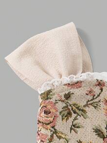 SHEIN 年轻女孩碎花休闲衬衫 - 白色 - 查看 6