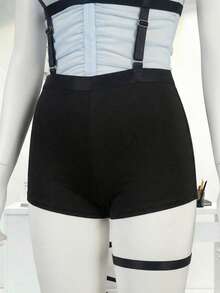 5pcs Plus Size Women Uniform Sexy Lingerie Set - Multicolor - View 7