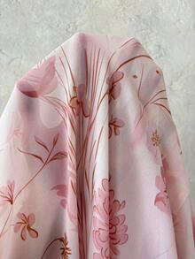 Roveilla 大码法式雪纺印花浪漫春夏常规连衣裙 - 粉色 - 查看 6