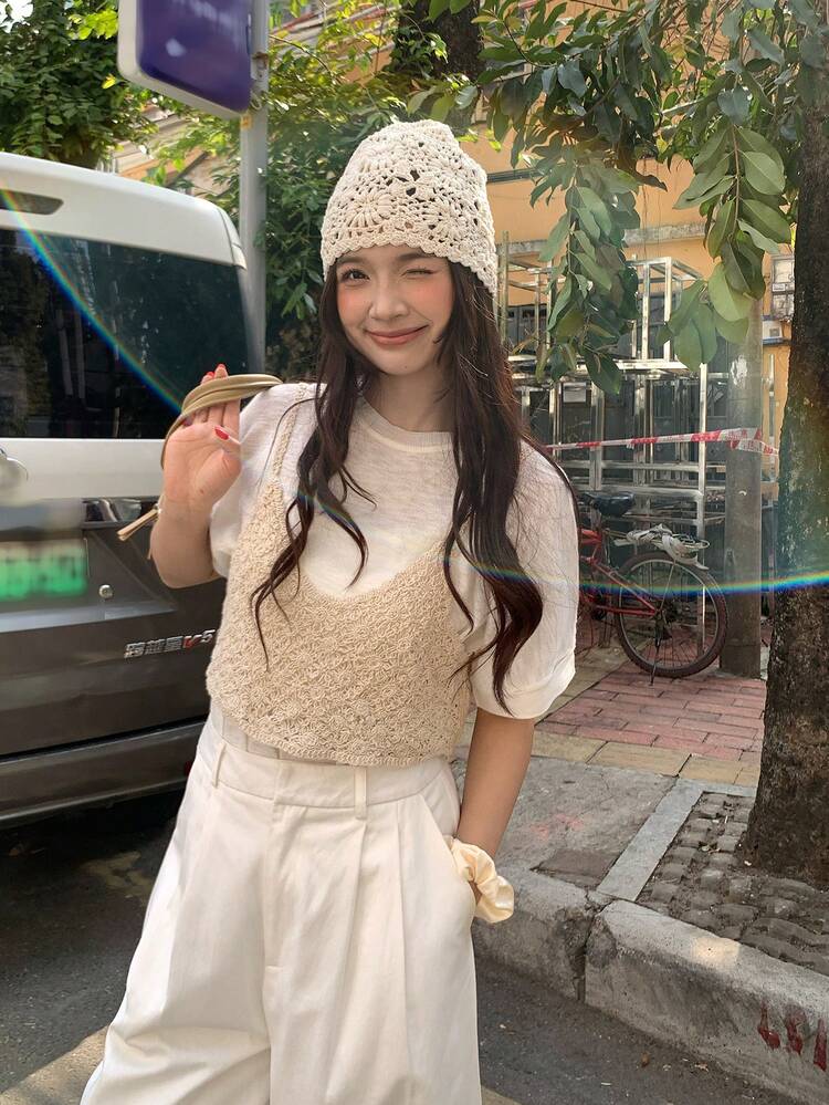 Women's Solid Color Spaghetti Strap Casual Knit Fashion Tank Top