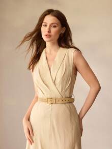 MOTF PREMIUM PRE APRICOT PERSONALIZED SPLICING PIN BUCKLE BELT - Apricot - View 5