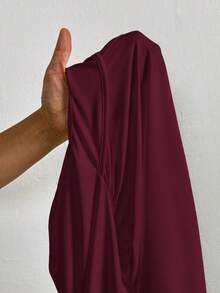 SHEIN Essnce 大码女式夏季休闲性感紧身黑色背心连体衣，夏季女装，曲线加大码，早午餐穿搭，秋季女装 - 中紫紅色 - 查看 9