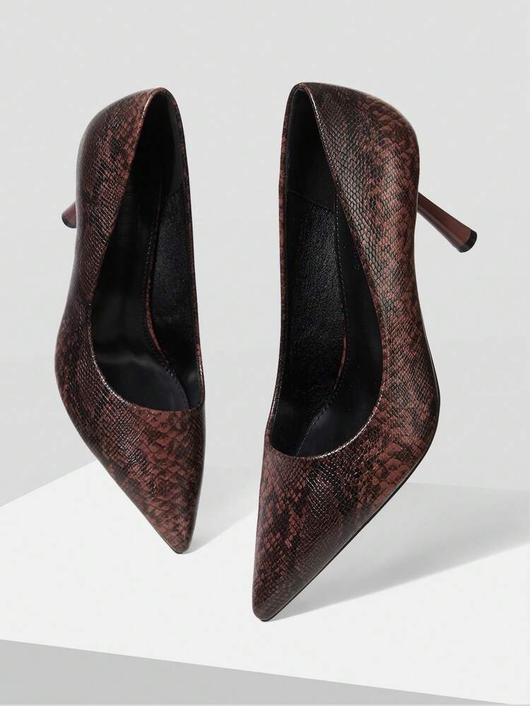 VINTAGE BASIC FASHION COMMUTE EVENING PARTY EXQUISITE POINTED TOE STILETTO HIGH HEEL PUMPS FOR CHRISTMAS SPRING SHOES