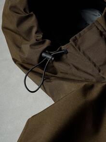 PAVTROS Men's Casual Black Jacket Men Techwear Rain Jacket Y2k Style Jacket Men Windbreaker Jacket Techwear Jacket,Windbreaker/Outdoor Windbreaker, Parka,Baggy,Winter Jacket,Streetwear Y2k Jacket Men - Coffee Brown - View 5