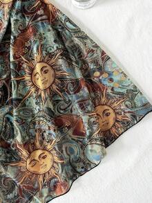 Serisse Kids Tween Girl Ditsy Floral Knit Camisole Dress - Multicolor - View 4