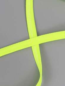 1pc Charming Yellow Hollow Mesh Sexy Briefs For Men - Yellow - View 3