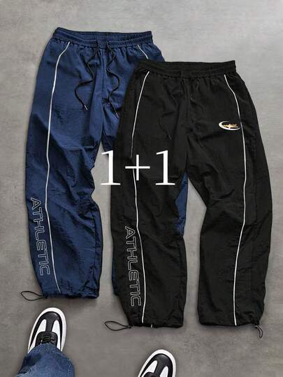 Sport MetroGents 男士弹力腰抽绳休闲夏季百搭日常运动裤