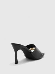 CUCCOO BIZCHIC Simple And Generous, Fashionable And Versatile, Casual Workplace Commuter Women's High-Heeled Sandals - Black - View 9