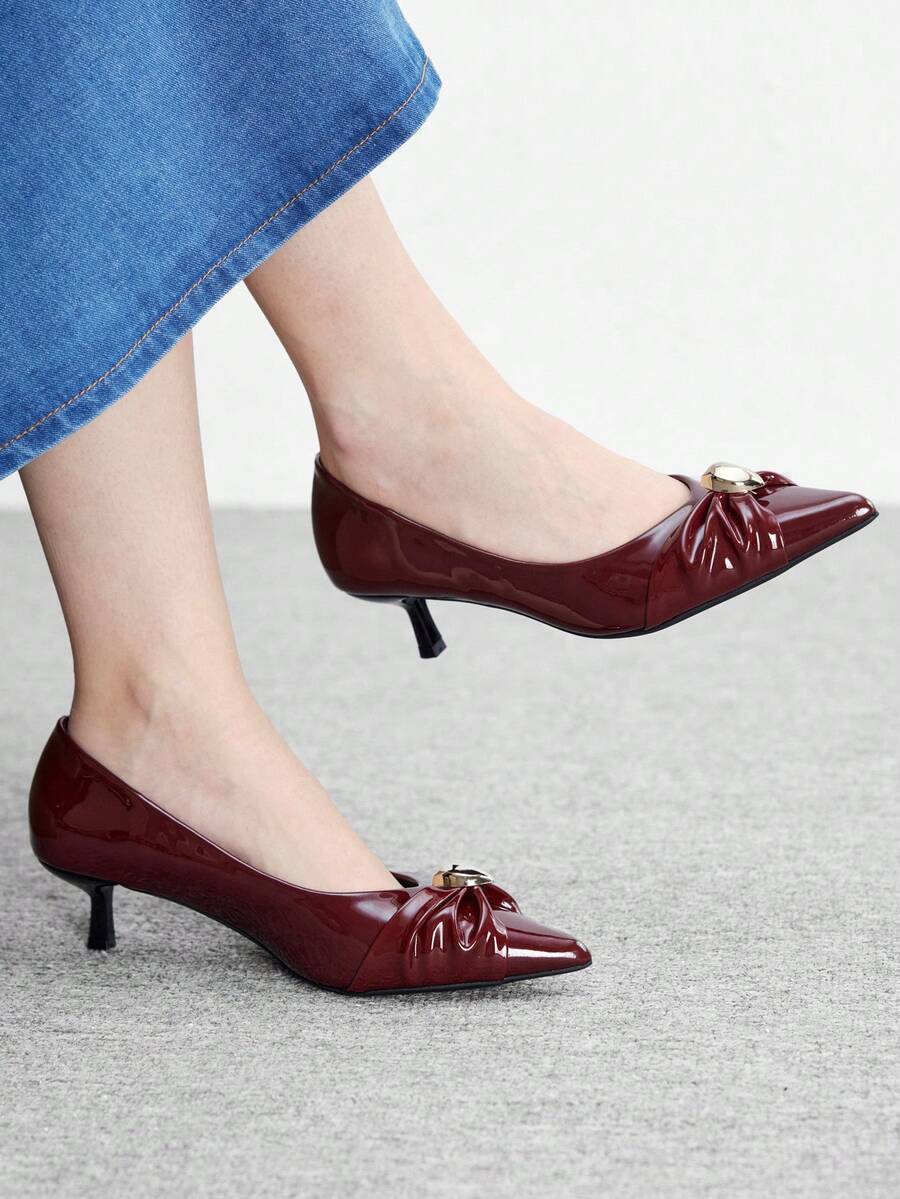 CUCCOO BIZCHIC Tacones para mujer - Burdeos - Ver 1
