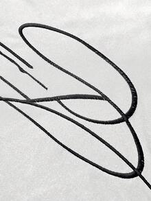 STYNVO 男士 Freedom Signature 圖案刺繡 T 恤，白色街頭風夏季城市度假休閒衫，適合戶外音樂節，黑色禮品 - 白色 - 查看 3