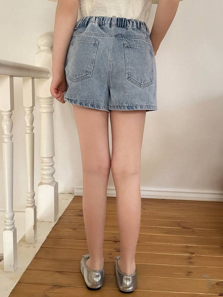 Tween Girls Denim Shorts Summer