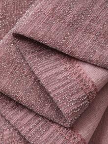 DAZY Women's Elegant Ruffle Collar Waist Fitted Blouse - Pink - View 11