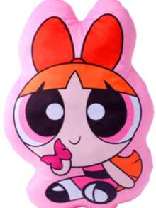 THE POWERPUFF GIRLS X Joivida 1个抱枕，柔软装饰地垫，适用于卧室客厅装饰 - 可作坐垫、靠垫、汽车腰部支撑靠背、窗边长椅垫、多功能抱枕、生日礼物、舒适地垫 - 彩色 - 查看 12