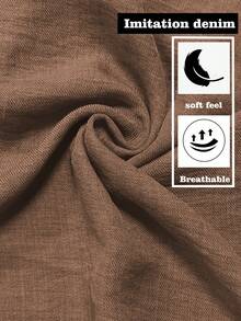 GlowEve 女士优雅不对称荷叶边抹胸上衣，适合夏季度假 - 咖啡棕 - 查看 6