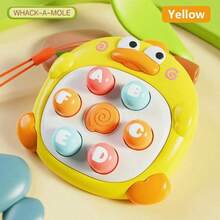 1pc Whack-A-Mole Mini Handheld Toy, Interactive Educational Toy For Toddlers, No Battery Needed Multi-Color Design, Suitable Gift For Kids 3+ Years Old , Christmas Birthday - Multicolor - View 7