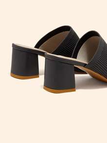 CUCCOO BASICS Sandal cao gót mũi vuông thời trang thường ngày dành cho nữ, thích hợp cho dịp Giáng sinh. - Xám - Xem 8