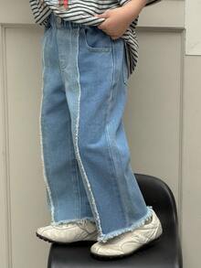 DAZY Young Boys' Fashion Distressed Loose Fit Jeans - Light Wash - View 5