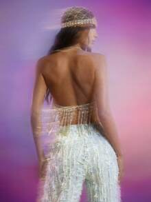 Daynim Women's Casual Frayed Hem Denim Jeans - Light Wash - View 2