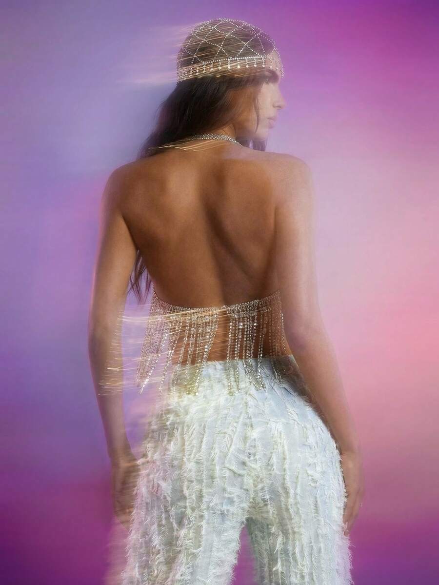 Daynim Women's Casual Frayed Hem Denim Jeans