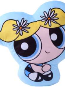 THE POWERPUFF GIRLS X Joivida 1个抱枕，柔软装饰地垫，适用于卧室客厅装饰 - 可作坐垫、靠垫、汽车腰部支撑靠背、窗边长椅垫、多功能抱枕、生日礼物、舒适地垫 - 彩色 - 查看 14