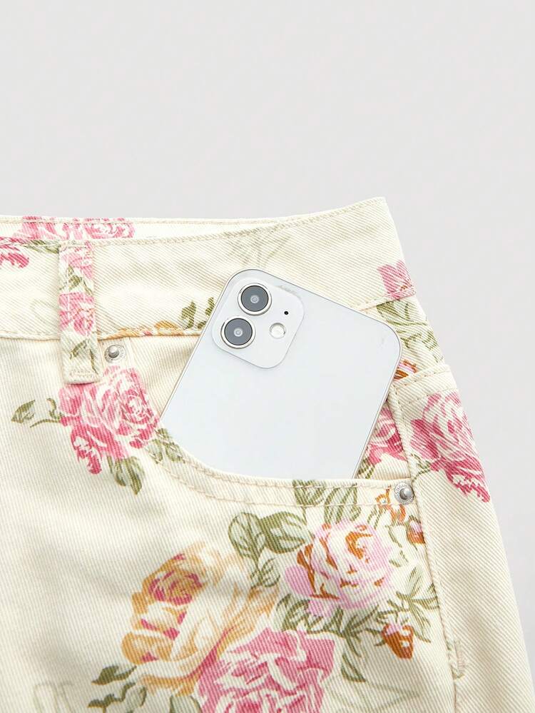 SHEIN Maija Mini spódniczka jeansowa dla kobiet w stylu Y2K, idealna na koncerty muzyczne i na powrót do szkoły