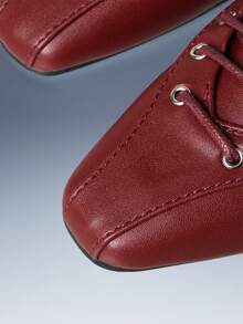 CUCCOO GRLICON Women Flats - Burgundy - View 5