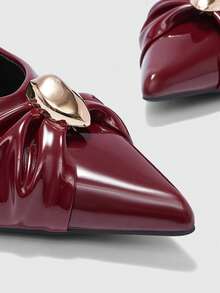 CUCCOO BIZCHIC Tacones para mujer - Burdeos - Ver 8