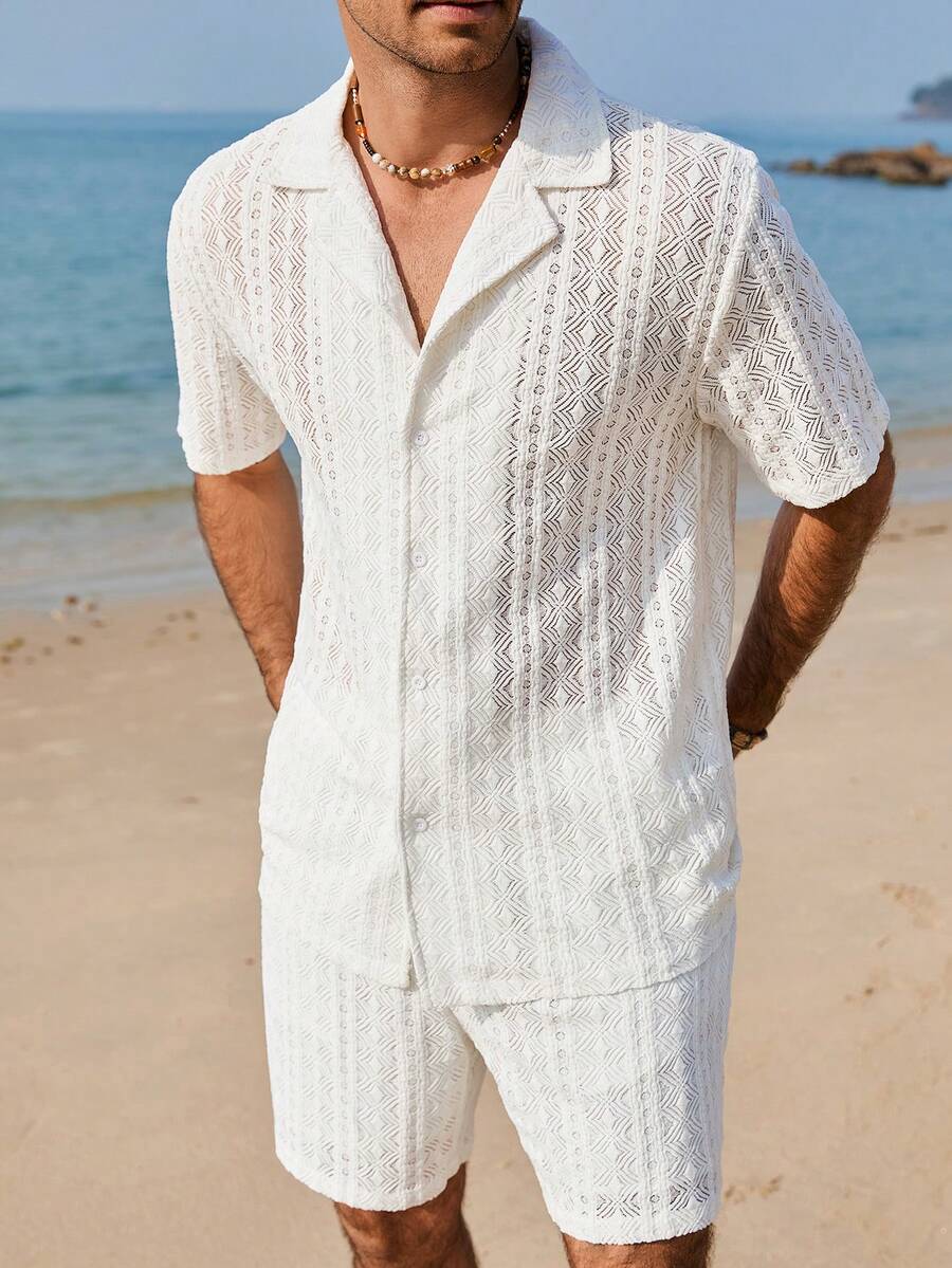 VENTUSAIL Bộ đồ nam màu trơn khoét lỗ tay ngắn và quần short, kiểu dáng thường ngày, thích hợp cho kỳ nghỉ, đi biển, tối giản và thời trang, phù hợp cho mặc hàng ngày và du lịch. Bộ đồ nghỉ dưỡng màu trắng cho nam, bộ đồ đi biển màu trắng bằng vải lanh hai mảnh cho nam, quần áo đi nghỉ mát cho nam, áo sơ mi nam, phong cách cổ điển, thích hợp cho giải trí hàng ngày, các chuyến đi cuối tuần, hoạt động ngoài trời, du lịch thám hiểm, môi trường làm việc thoải mái hoặc các dịp bán trang trọng, quà tặng cho bạn trai/chồng, quà kỷ niệm/sinh nhật, tiệc tùng, kỳ nghỉ hè, đám cưới, từ xuân sang hè, lễ hội Mardi Gras, trang phục đi nghỉ ở Hy Lạp cho nam, bộ đồ nam màu trắng khoét lỗ tay ngắn và quần short, kiểu dáng thường ngày đi biển. - Màu be - Xem 1