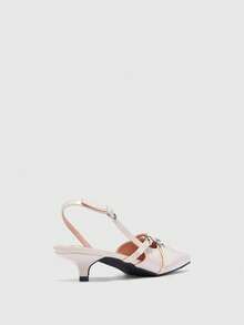 CUCCOO BIZCHIC Women Heeled Sandals Spring Shoes - White - View 9