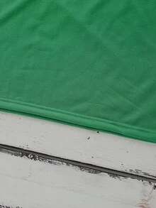 Set da 2 pezzi di maglietta e leggings con stampa grafica di leopardo, trifoglio e cuore, casual chic per ragazze giovani, per il giorno di San Patrizio - Multicolore - Visualizzare 3