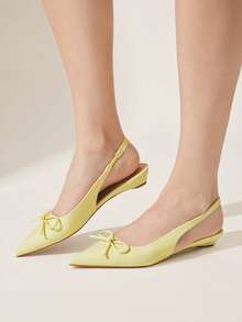 CUCCOO CHICEST Giày bệt nữ - Màu vàng - Xem 2