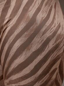 MUSERA 性感动物纹中腰喇叭裤，春夏度假海滩伊比沙岛音乐节派对优雅女神 - 彩色 - 查看 5