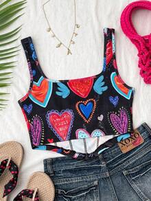 Travachic Áo tank top nữ cổ vuông không tay ôm sát, chất liệu gân, thích hợp mặc đi nghỉ mát, nghỉ hè, nghỉ xuân, dự tiệc, đi biển, mùa xuân, ngày Valentine, quà Valentine cho nữ, trang phục lễ hội, thanh lịch, quần short hoa, trang phục lễ hội, áo đi chơi, áo dự tiệc. - Nhiều màu - Xem 2