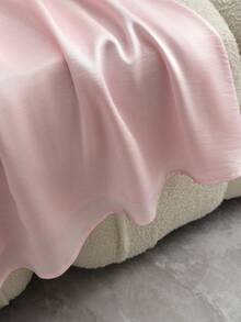 Modelyn 女士优雅粉色连衣裙，饰有3D立体花卉图案和喇叭裙摆 - 淺粉色 - 查看 8