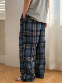 DAZY Men's Plaid Lounge Pants, Spring - Multicolor - View 2
