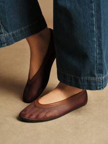 Rosivie Zapatos planos para mujer - Marrón - Ver 3