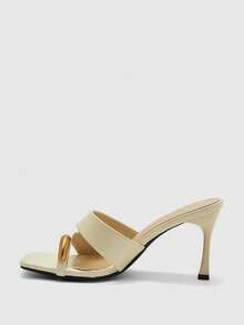 CUCCOO BIZCHIC Simple And Generous, Fashionable And Versatile, Casual Workplace Commuter Women's High-Heeled Sandals - Beige - View 10