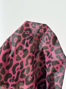 Bare Chapter 5pcs Sexy Leopard Print Criss-Cross Jumpsuit Lingerie Set For Women - Multicolor - View 10