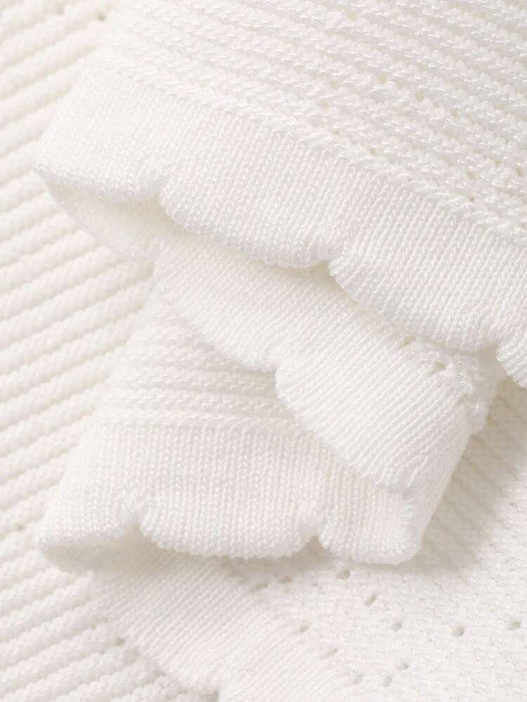 Young Girls Collared Contrast Color Korean Style Sleeveless Sweater Dress