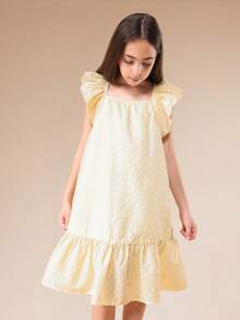 SUMWON 少女连衣裙 - 黃色 - 查看 3