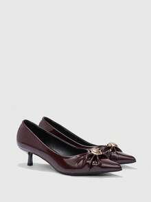 CUCCOO BIZCHIC Women Pumps Spring Shoes - Brown - View 7