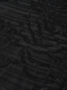 GlowEve CURVE Quần ống đứng dáng rộng, cạp chun co giãn, chất liệu jacquard mỏng nhẹ, thích hợp cho nữ mùa xuân/hè, đa năng cho đi làm, công sở, mua sắm và mặc hàng ngày. - màu đen - Xem 7