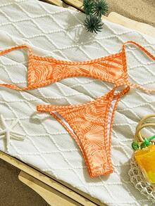 Swim Vcay Bộ bikini hai mảnh gợi cảm dành cho nữ, mẫu mới Xuân/Hè 2026, thích hợp cho kỳ nghỉ biển. - Nhiều màu - Xem 3