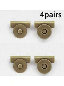 2/6/8 pares de broches magnéticos a presión para bolsos, hebillas invisibles y ocultas, broches magnéticos, broches para bolsos de cuero, botones, broches ocultos, botones sin costuras, cierres a presión. - Multicolor - Ver 13