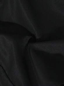 Sparklyn 女童格子领泡泡袖开衫上衣，搭配松紧腰百褶裙，学院风春秋季 - 黑與白 - 查看 5