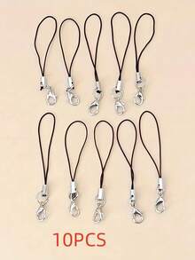 15/20 Pack Phone & USB Drive Lanyards - Detachable Mini Cord With Lobster Clasp For Keychain, DIY Crafts & Accessories - Multicolor - View 9